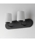 Durham 2-Light Strip Bath Vanity Black