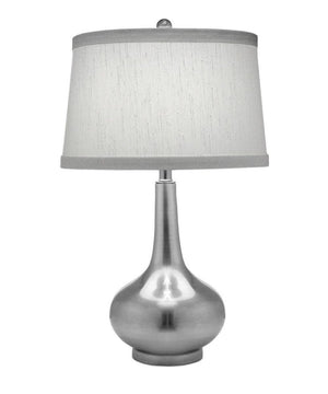 27"H 3-Way Table Lamp Antique Nickel