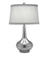 27"H 3-Way Table Lamp Antique Nickel