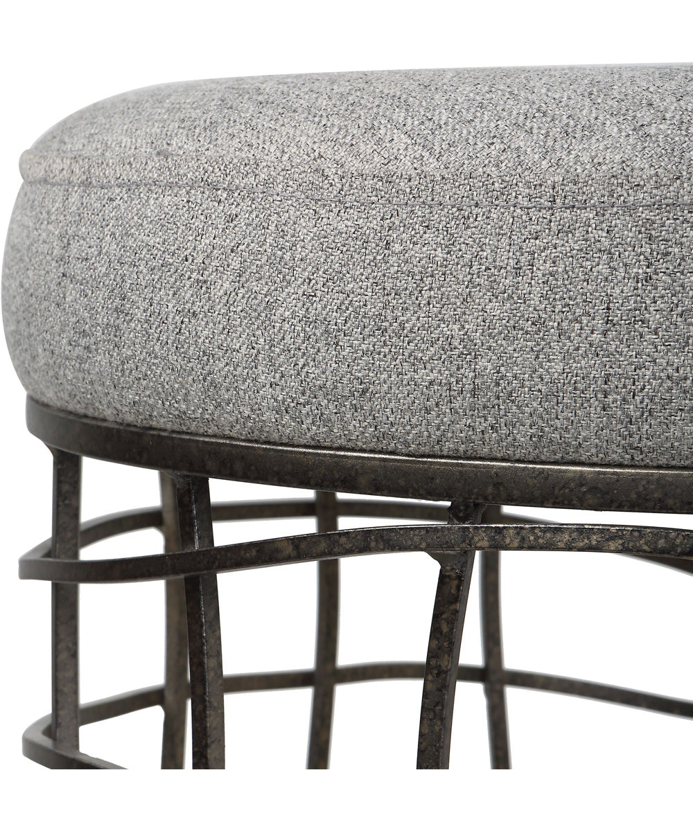 Carnival Iron Round Accent Stool