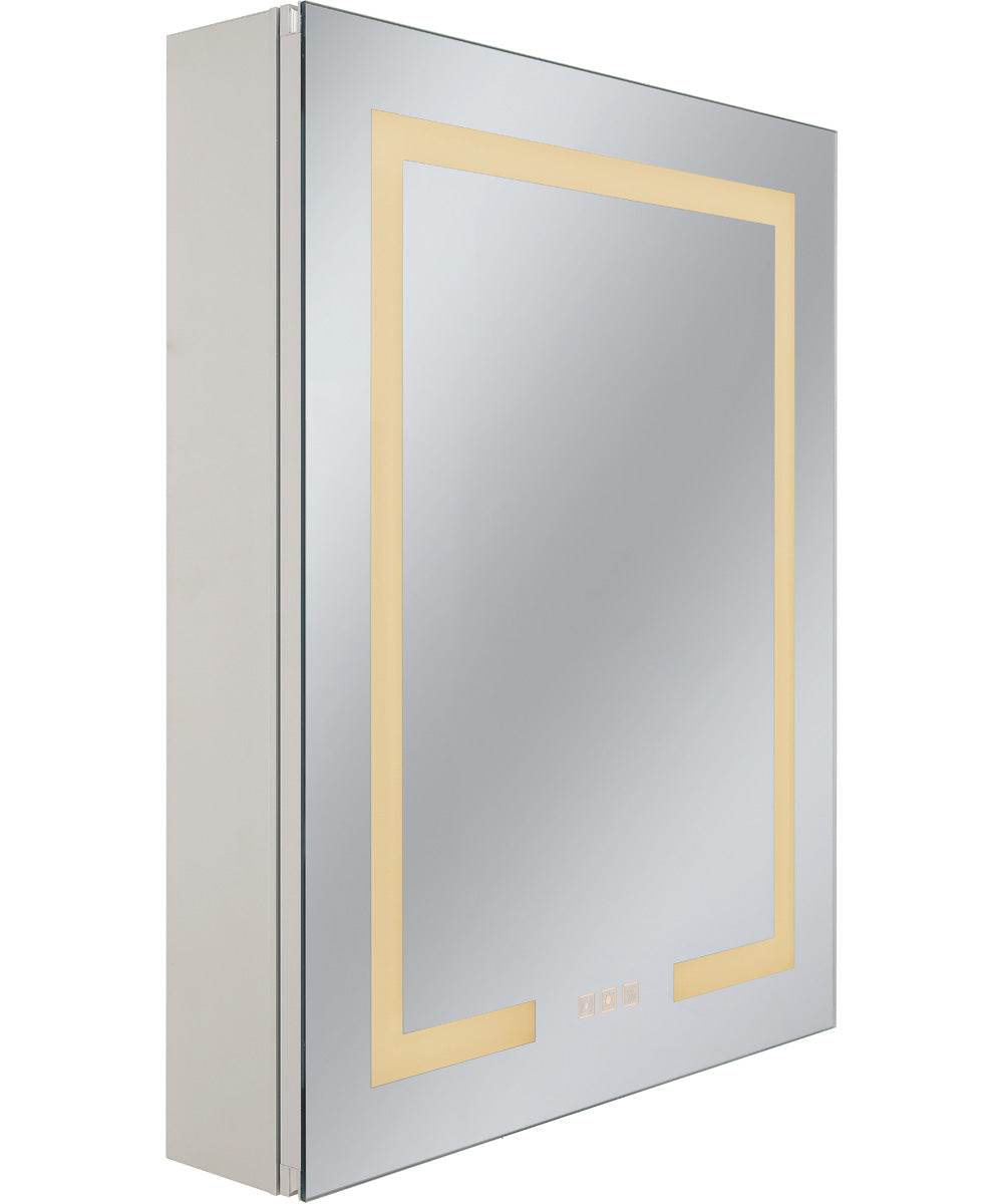 LED Cabinet Mirror 1-Light Mirror White