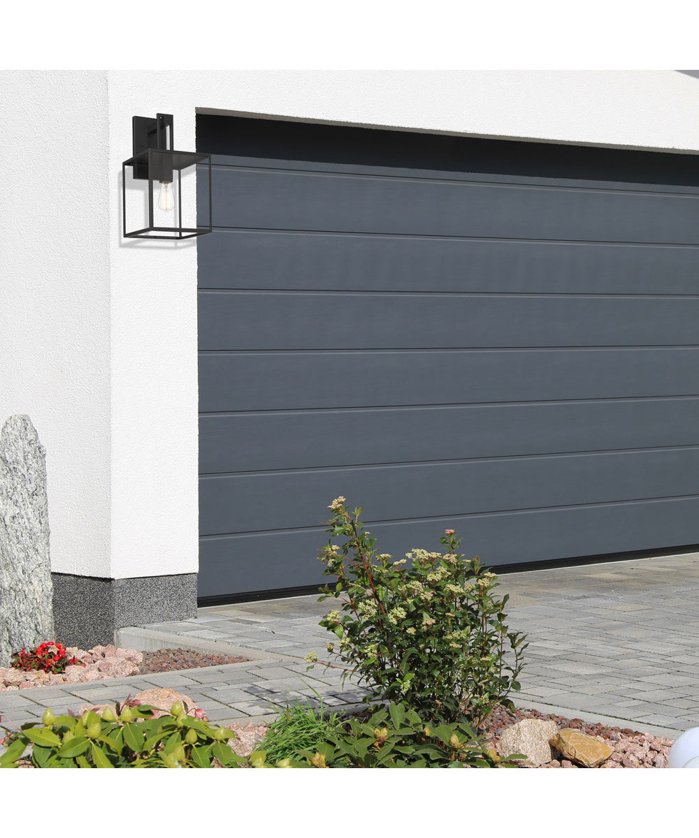 Preston 1 Light Wall Lantern Matte Black