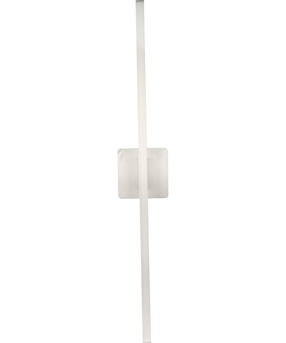 Phase 5 32 in. Slim Modern 3CCT Integrated LED Linear Vanity Light Brushed Nickel
