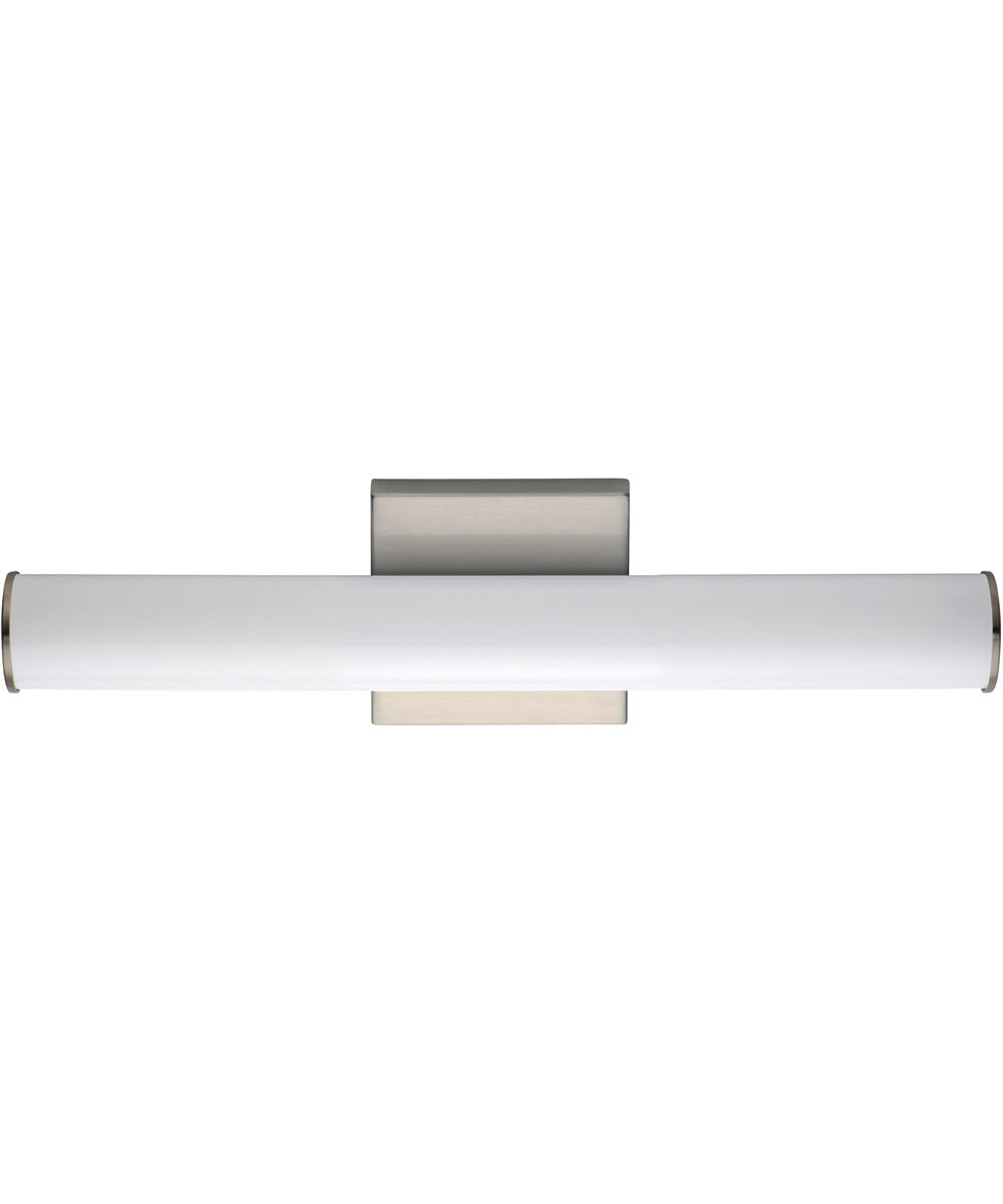 Rail 18 inch LED Bath Vanity 5CCT Satin Nickel