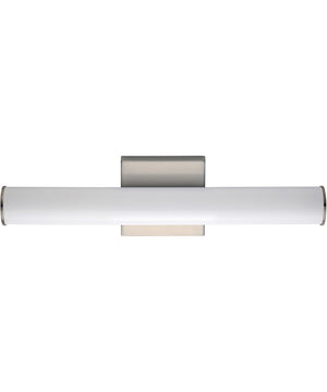 Rail 18 inch LED Bath Vanity 5CCT Satin Nickel