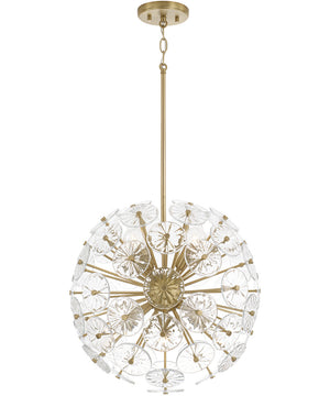 Emelie 8-Light Pendant Matte Brass