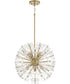 Emelie 8-Light Pendant Matte Brass