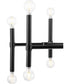 Arya 12-Light Chandelier Matte Black