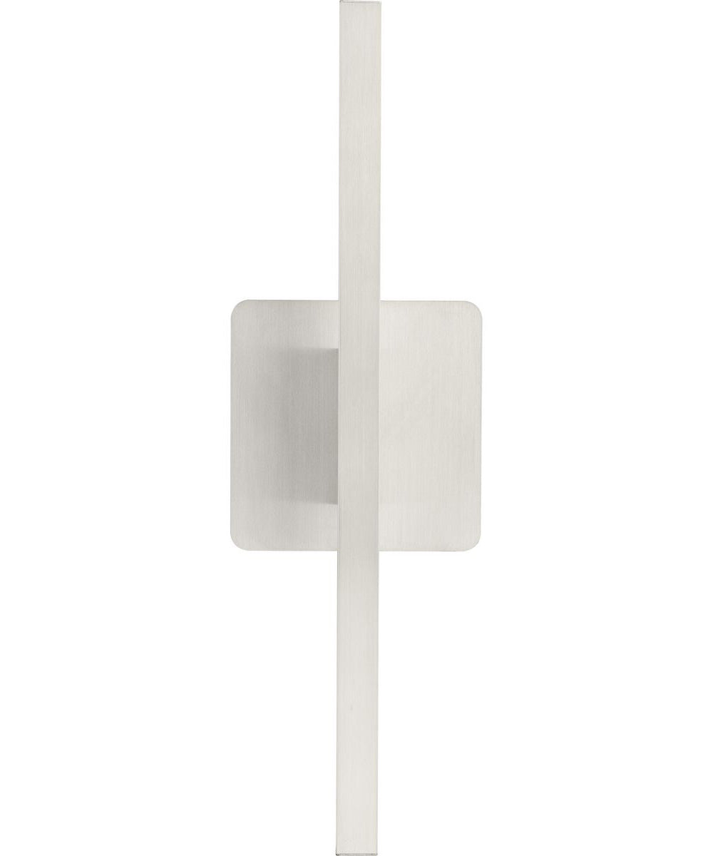 Phase 5 16 in. Slim Modern 3CCT Integrated LED Linear Vanity Light Brushed Nickel