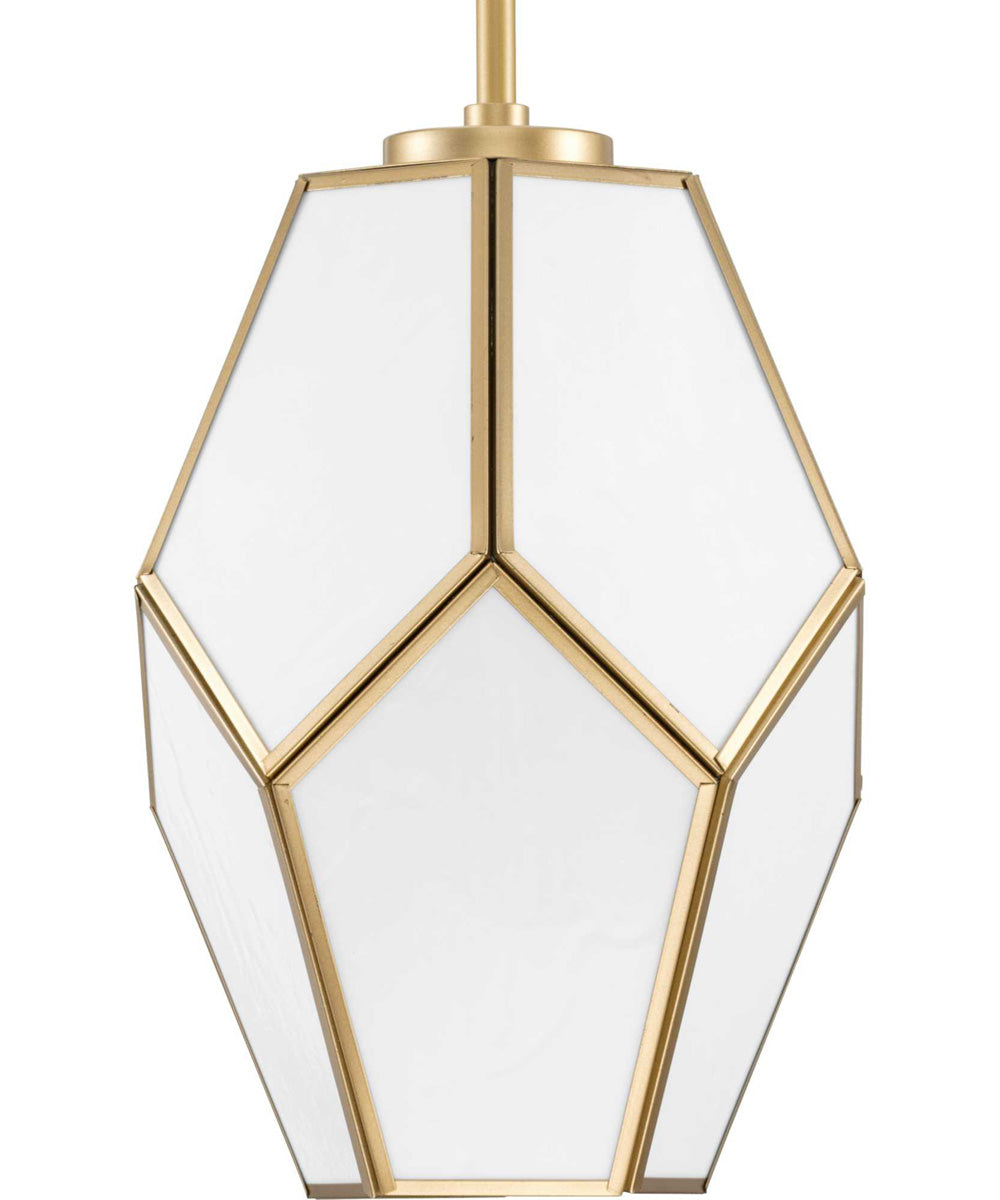 Latham 1-Light Vintage Brass Contemporary Pendant Vintage Gold