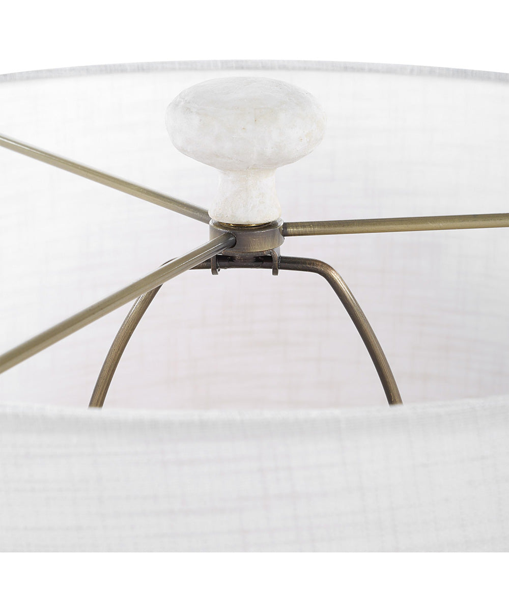 Sonata Textured White Table Lamp