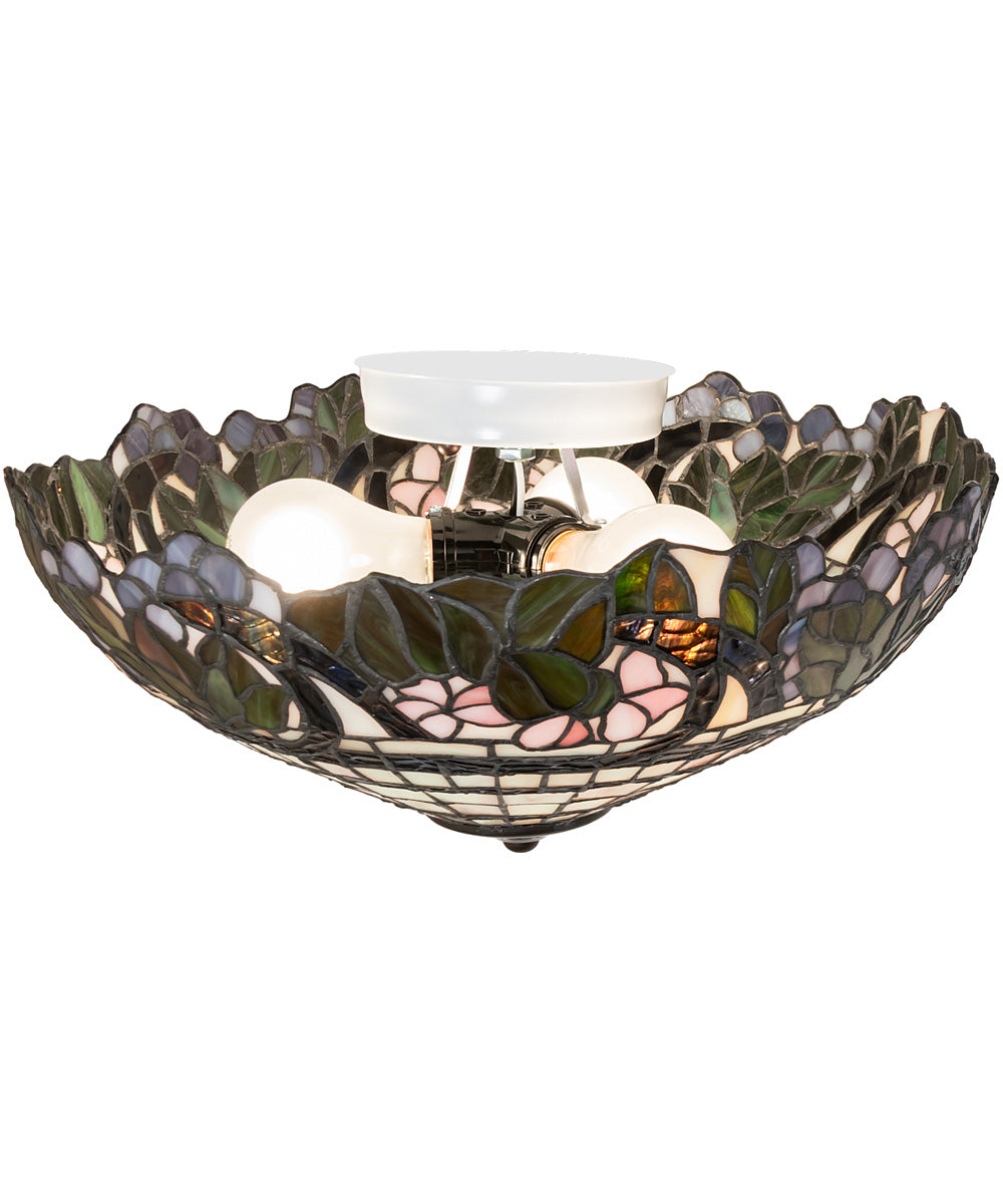 15" Wide Handel Grapevine Flushmount