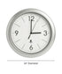 Chicago Lighthouse Designer Quartz Wall Clock – Modern 14” Minimalist Wall Clock