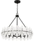 Abigail 6-light Pendant Matte Black