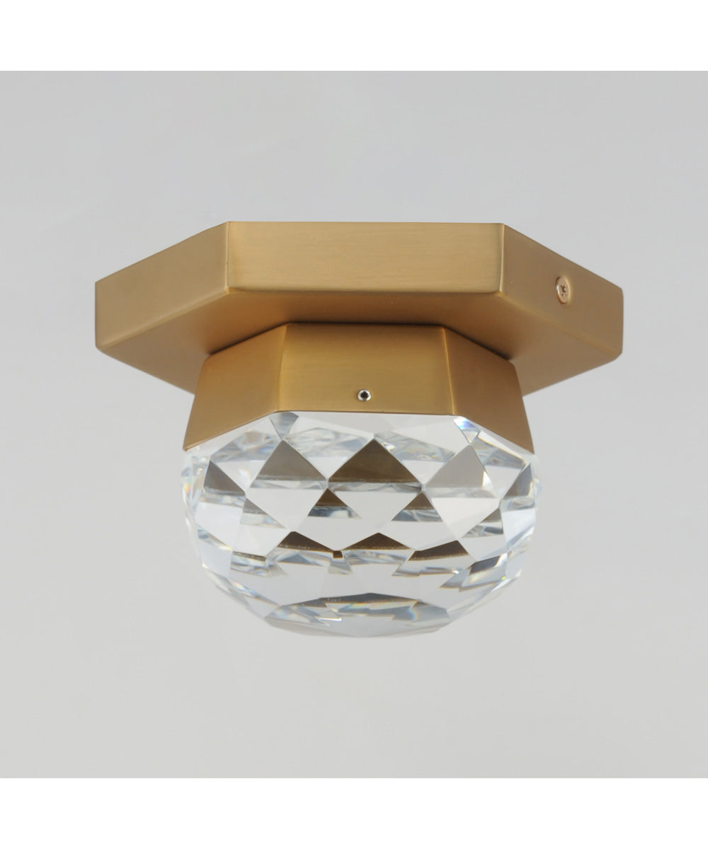 Allumettes 1-Light LED Flush Mount Gold