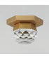 Allumettes 1-Light LED Flush Mount Gold
