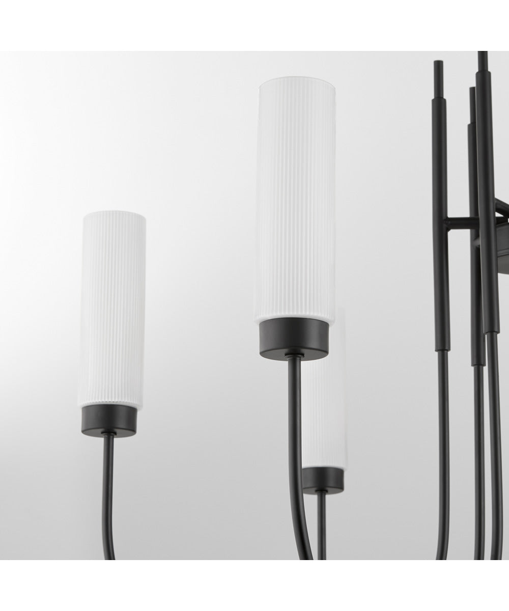 Jerome 6-light Chandelier Matte Black