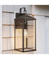 Cantley Extra Large Outdoor Wall Lantern with Clear Glass Panels Antique Bronze