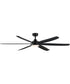 Albatross 72 inch 6-Blade Marine Grade Fan Black