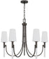 Eloura 5-light Chandelier Iron Gate