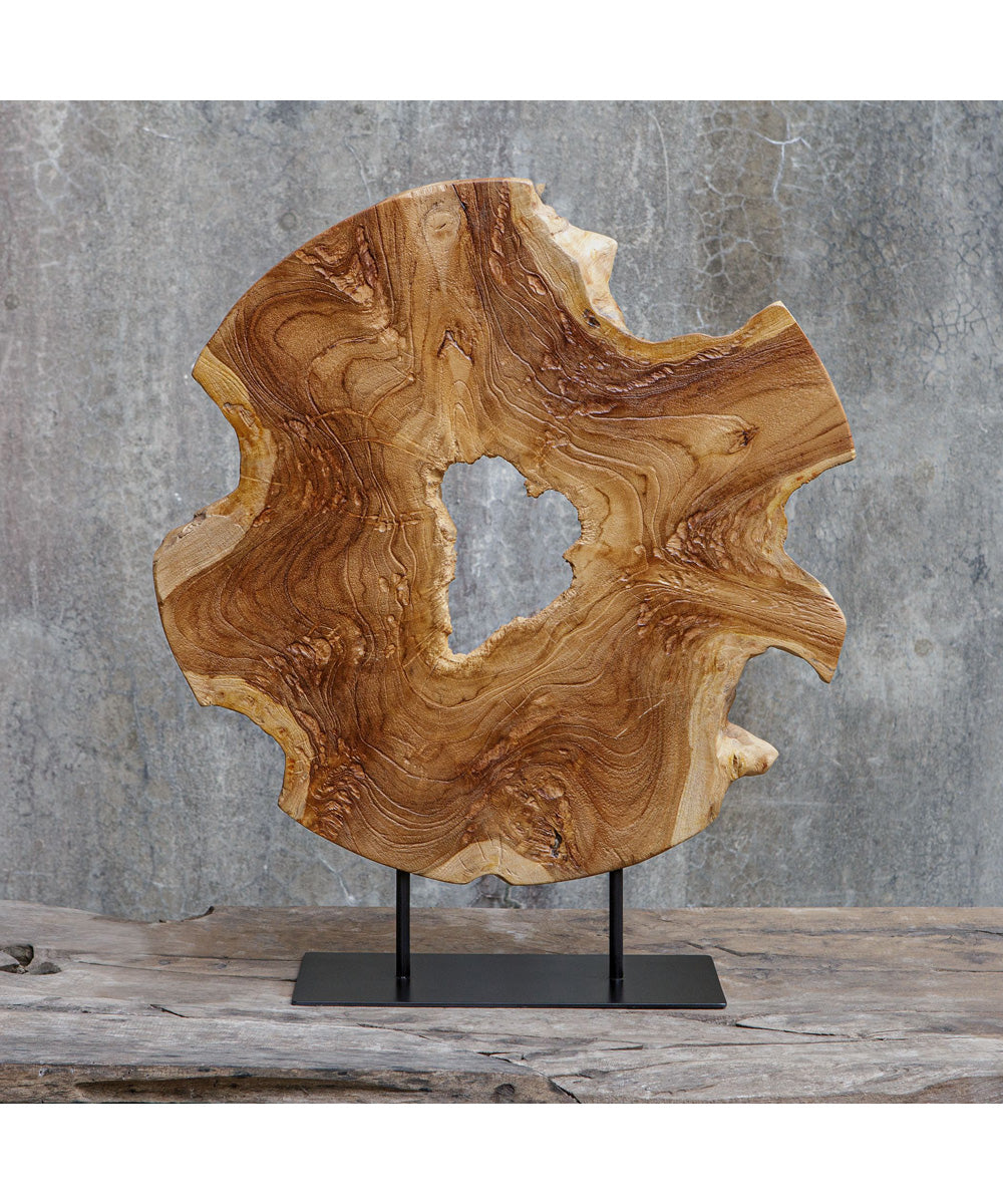 Bahati Wood Natural Sculpture