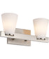 Royale 2-Light Vanity & Wall Brushed Nickel