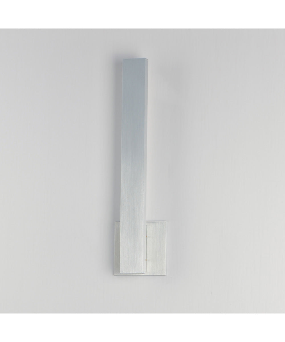 Alumilux Line 5CCT 18 inch LED Outdoor Wall Sconce Satin Aluminum