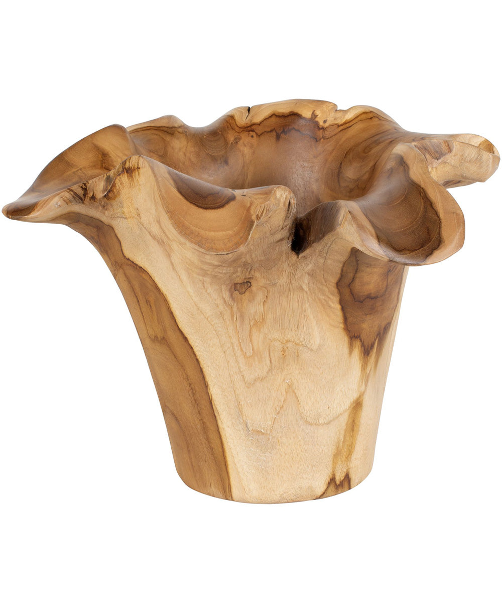 Teak Flow Natural Outdoor Bowl