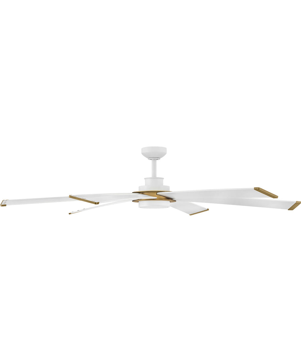 Andros 64" LED Smart Fan Matte White