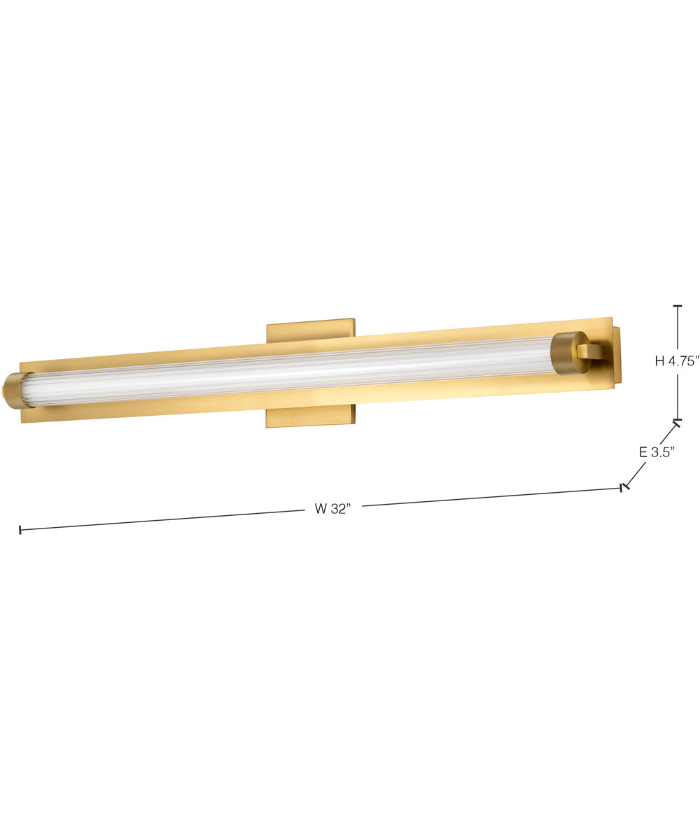 Larissa  Vanity & Wall Vintage Brass