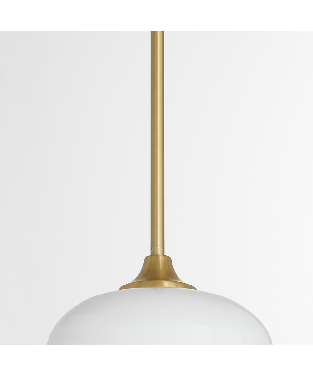 Raymond Pendant Aged Brass