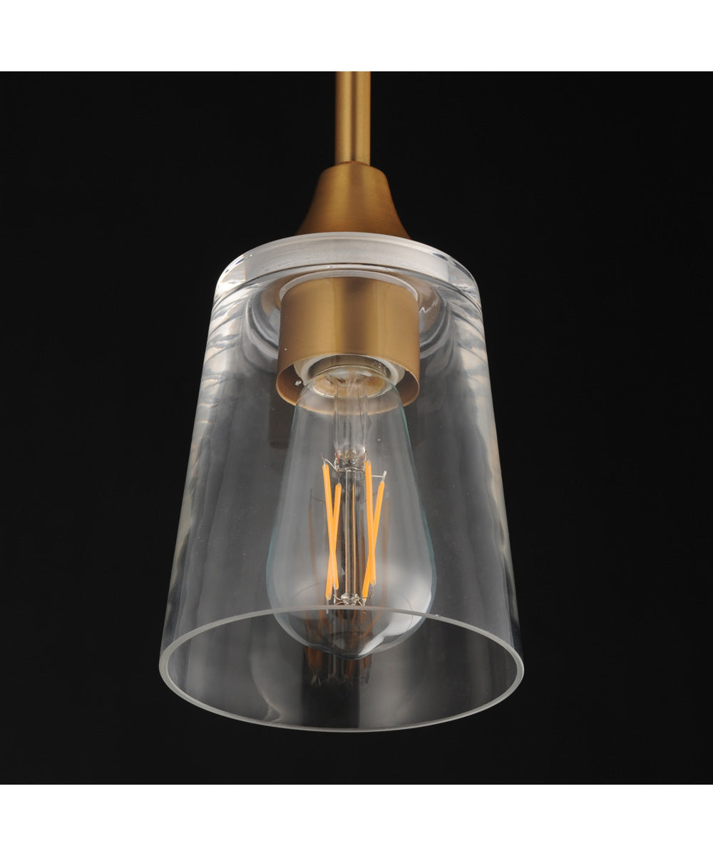 Hudson Mini Pendant Natural Aged Brass
