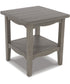 Charina Square End Table Antique Gray