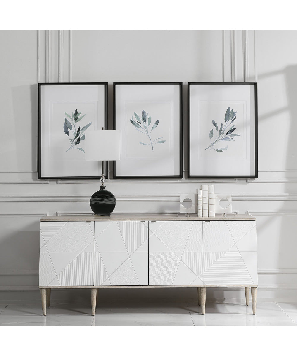 Simple Sage Watercolor Prints Set of 3