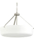 Lieon 3-Light Convertible Pendant Brushed Nickel