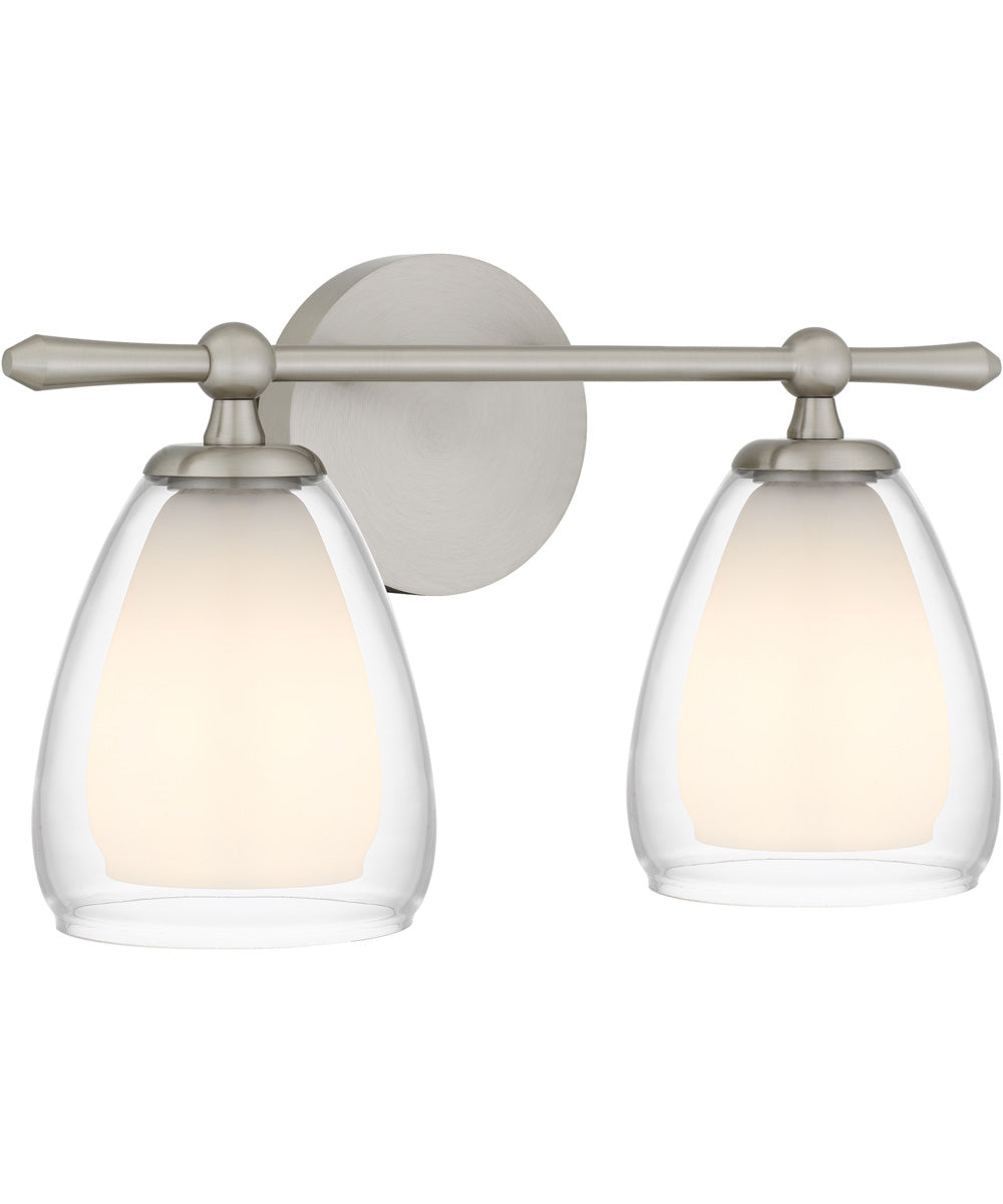 Vivienne 2-light Bath Light Brushed Nickel