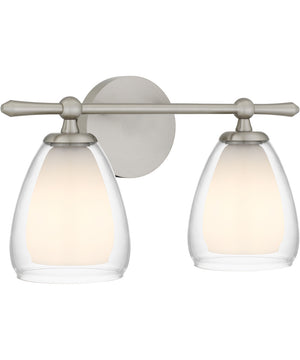 Vivienne 2-light Bath Light Brushed Nickel