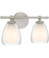 Vivienne 2-light Bath Light Brushed Nickel