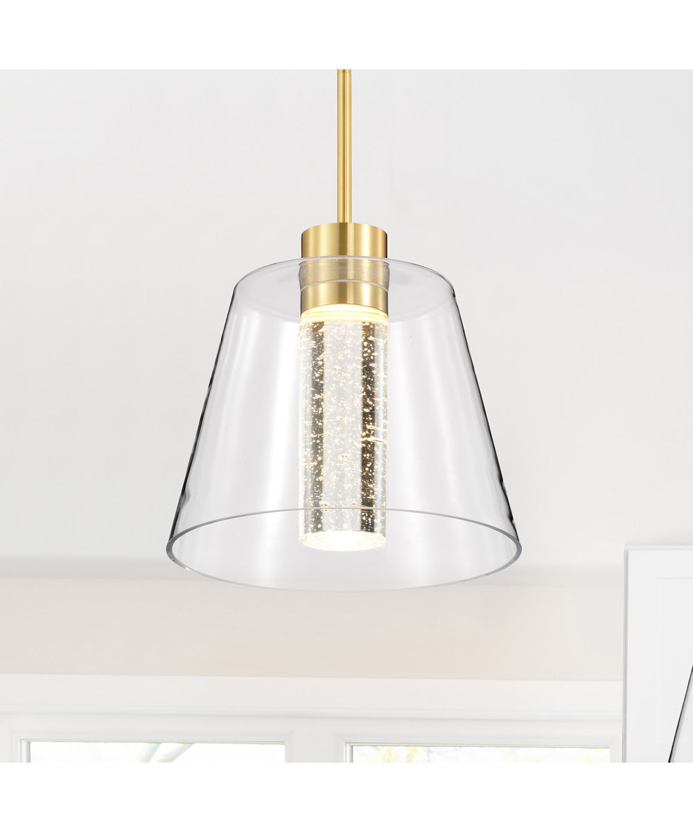 Aura  Pendant Brushed Brass