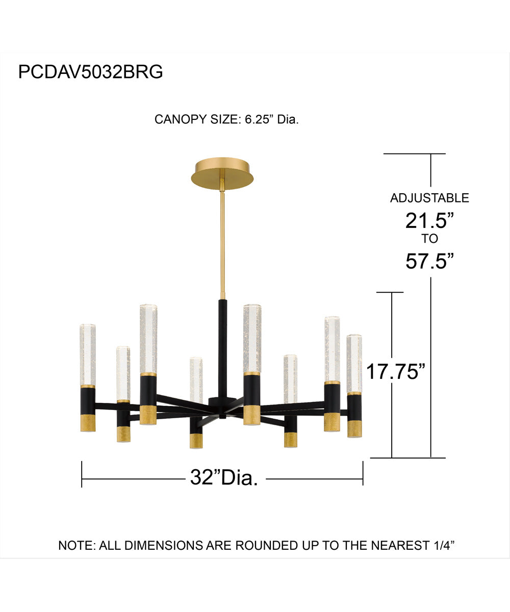 Davies 8-light Chandelier Brushed Gold
