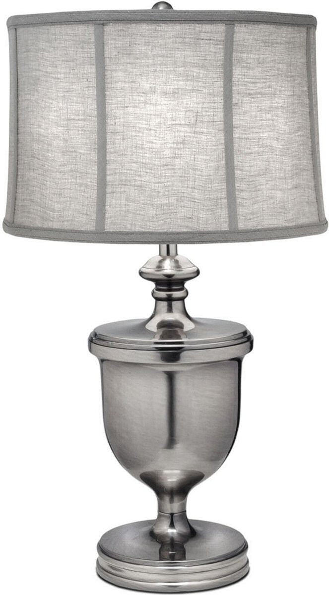 31"H 3-Way Table Lamp Antique Nickel