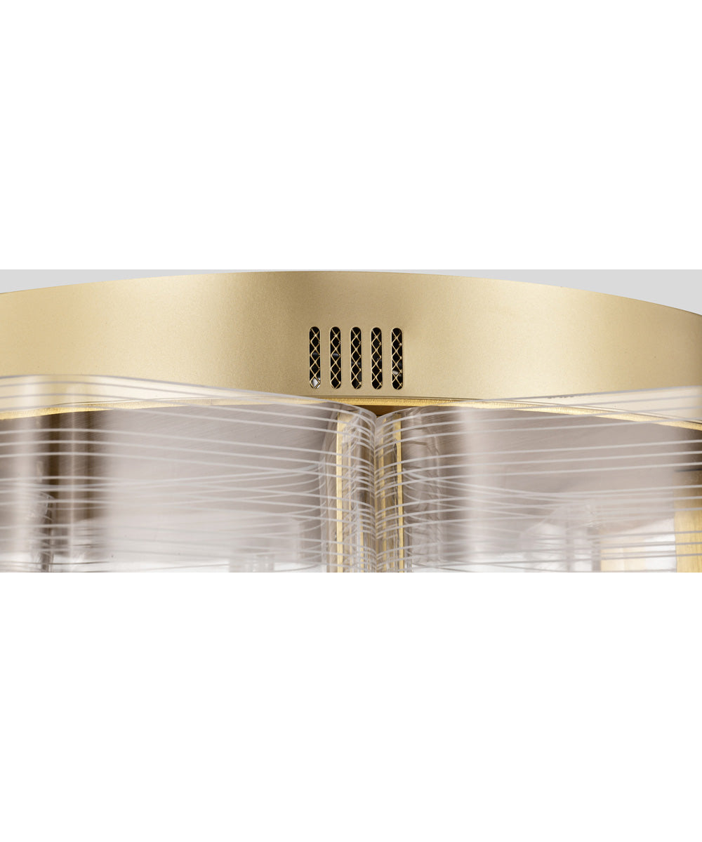 Kenzo  Close-to-Ceiling Polished Anodized Bronze