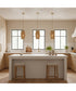 Archer 1-Light Pendant Blonde Wood and Matte Brass