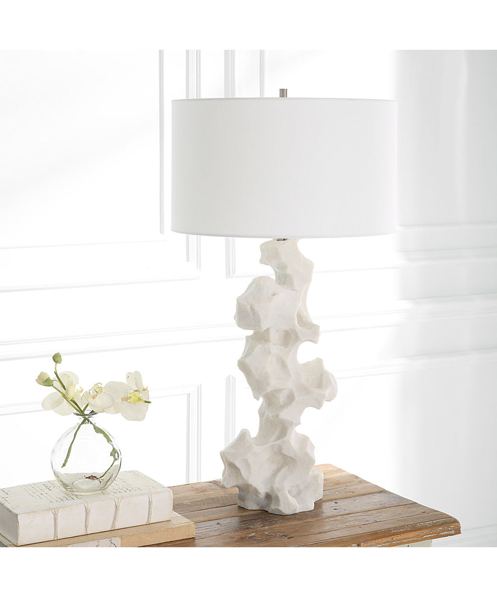 Remnant White Marble Table Lamp