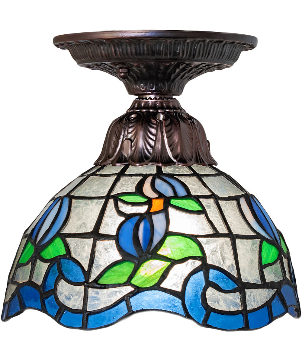 7" Wide Roseborder Flushmount