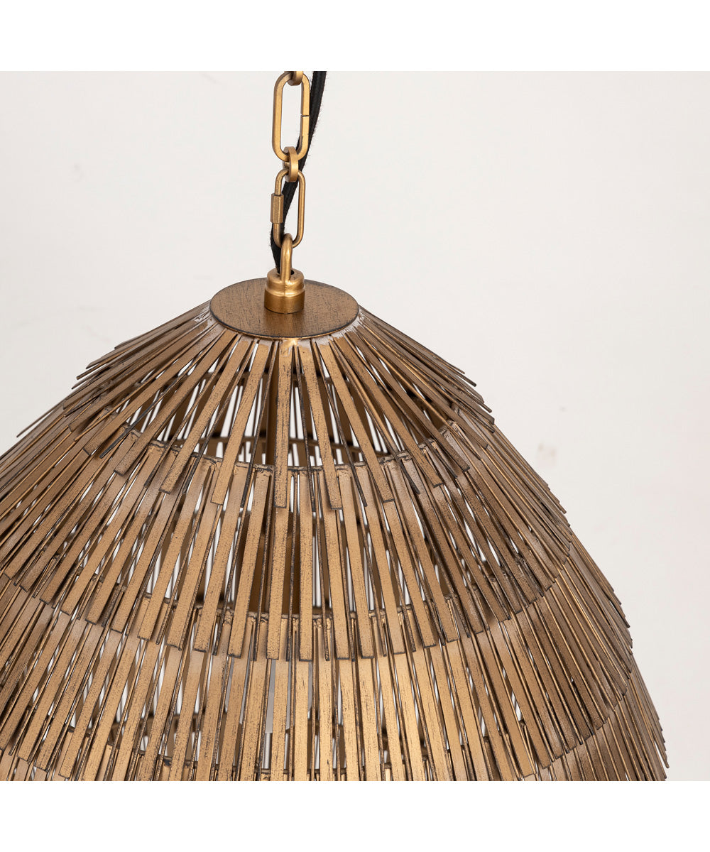 Gilda Large Pendant Antique Brass