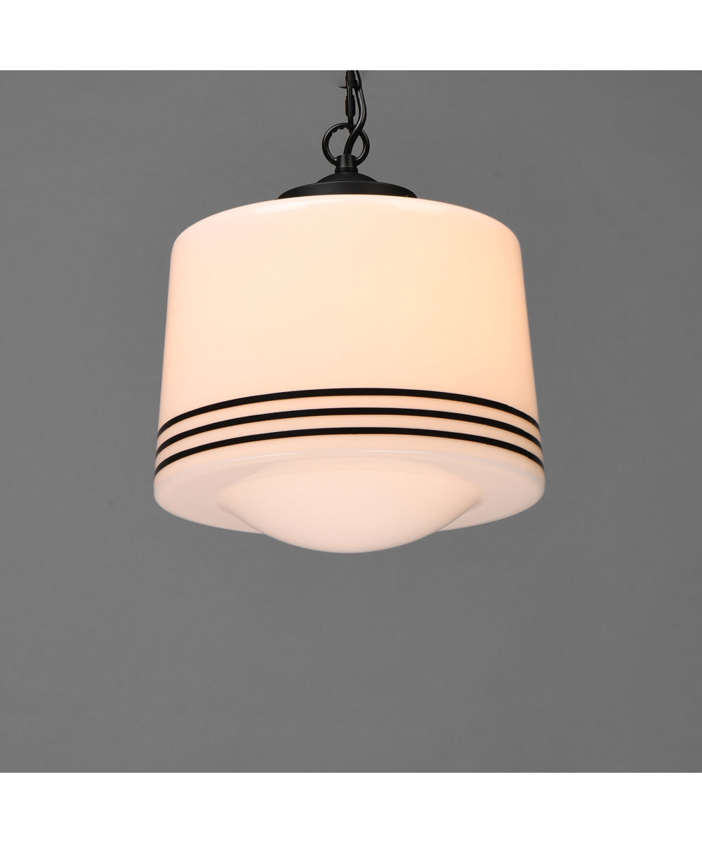 Eureka 1-Light Pendant Black