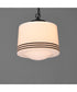 Eureka 1-Light Pendant Black