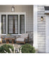 Cantley Small Outdoor Wall Lantern with Clear Glass Panels Antique Bronze