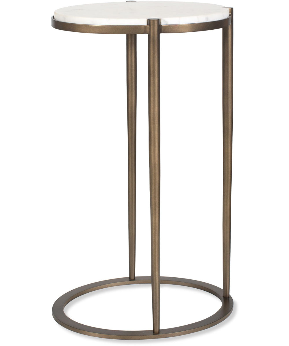 Mercier Round Marble Accent Table